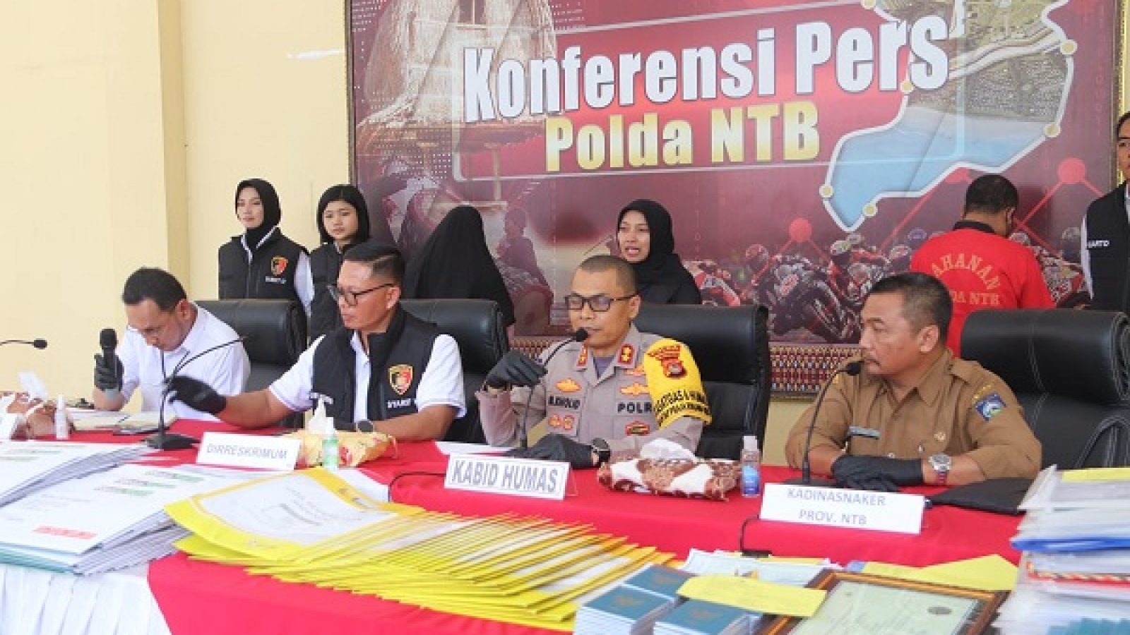 Tipu 28 Korban, Dua Tersangka Kasus TPPO Diamankan Polda NTB