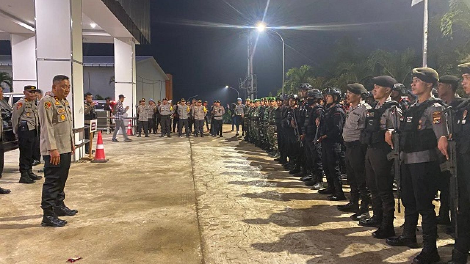 Debat Terbuka Dua Paslon Pilkada Bima 2024, Polres Bima Kota Terjunkan 316 Personil