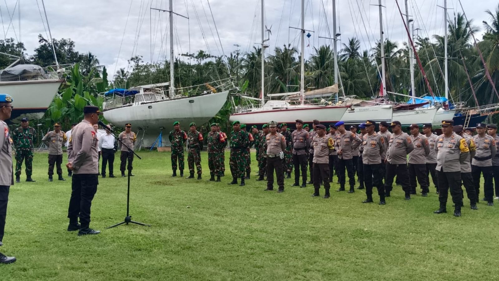 Polres Lombok Utara Amankan Sidang Pleno Tingkat Kabupaten