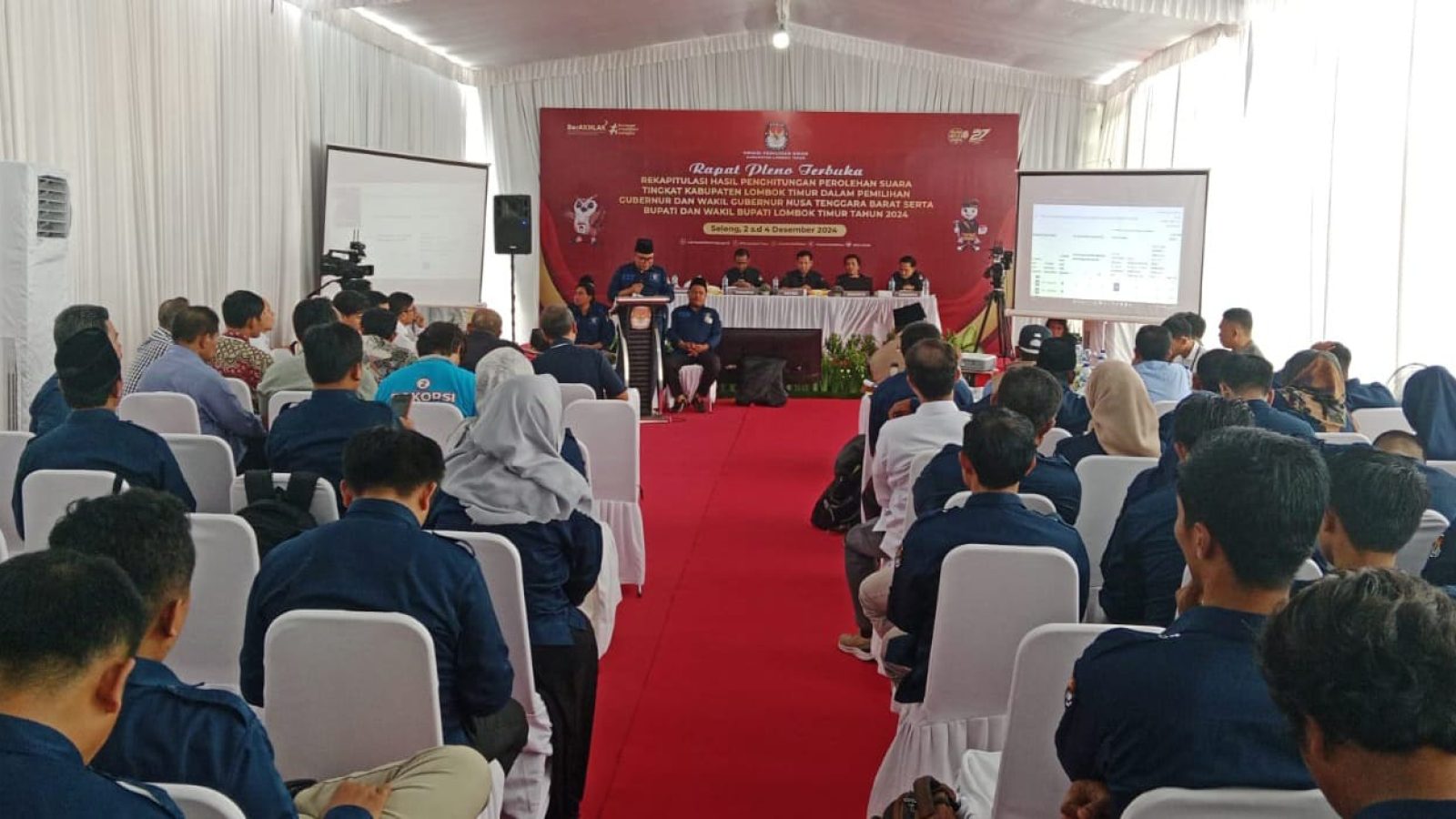 Iron-Edwin Unggul di Pilkada Lombok Timur Berikut Jumlah Suara di 21 Kecamatan