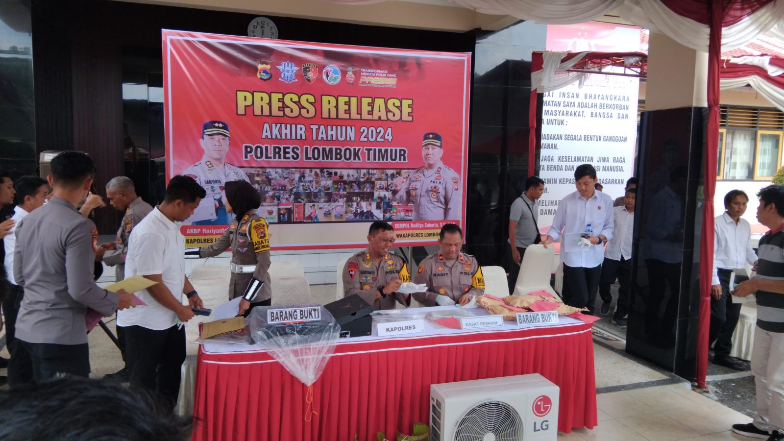 Tahun 2024, Jumlah Kasus Yang Ditangani Polres Lotim Meningkat Signifikan