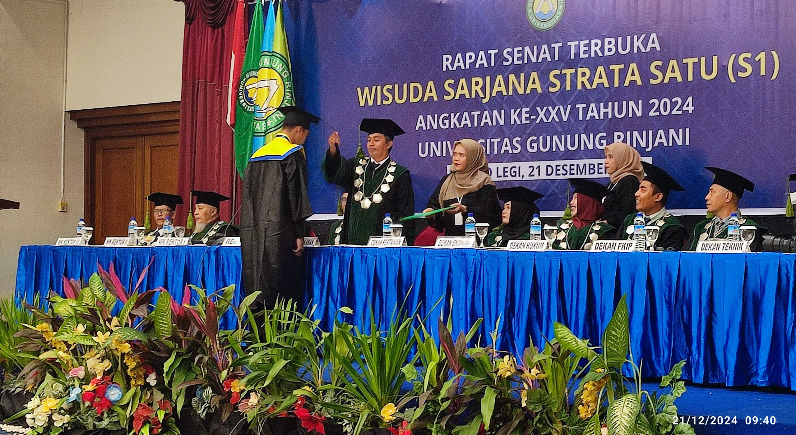 Gubernur dan Bupati Terpilih Hadiri Wisuda UGR Angkatan XXV 2024
