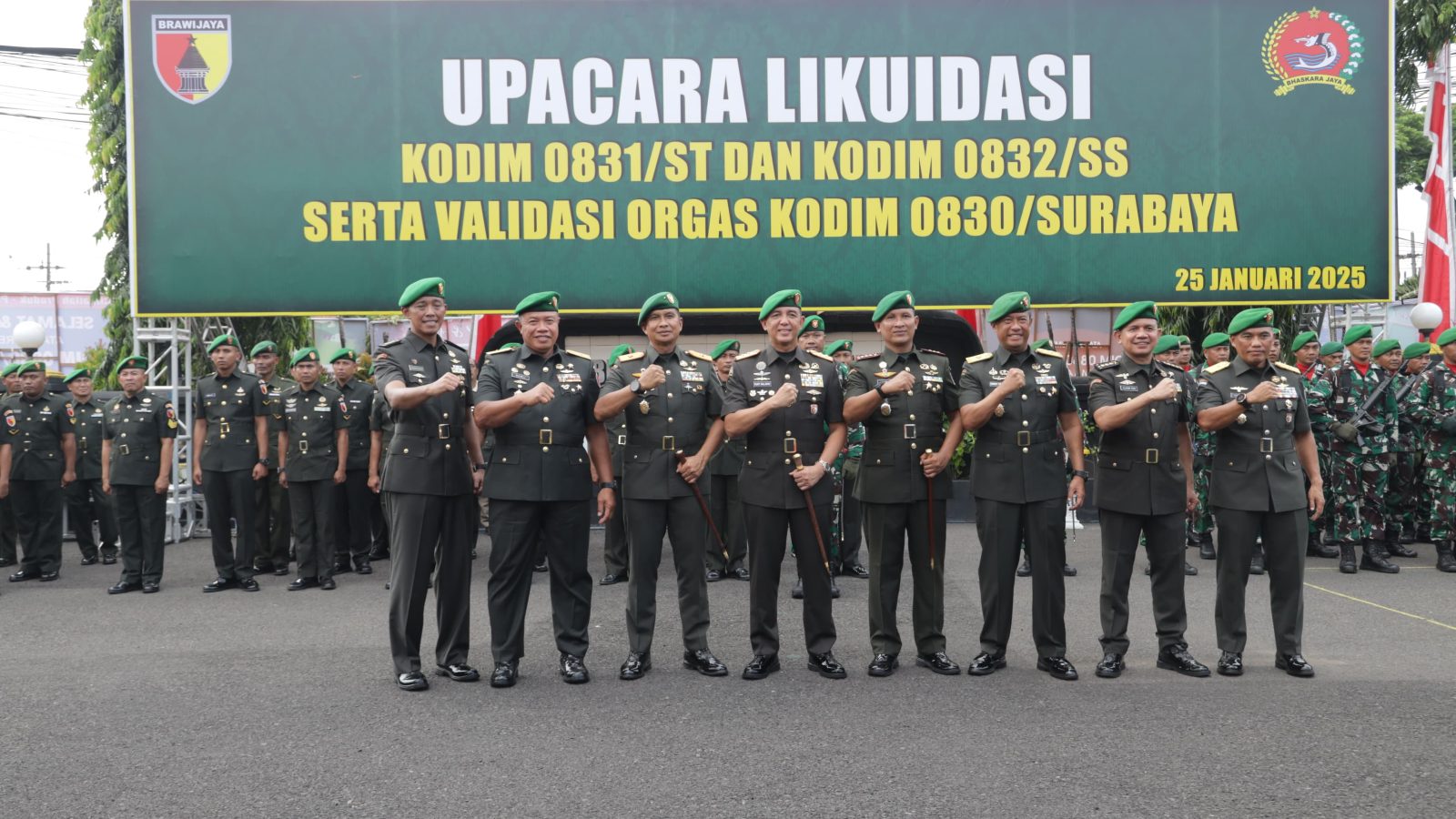 Tiga Kodim di Surabaya Dilikuidasi