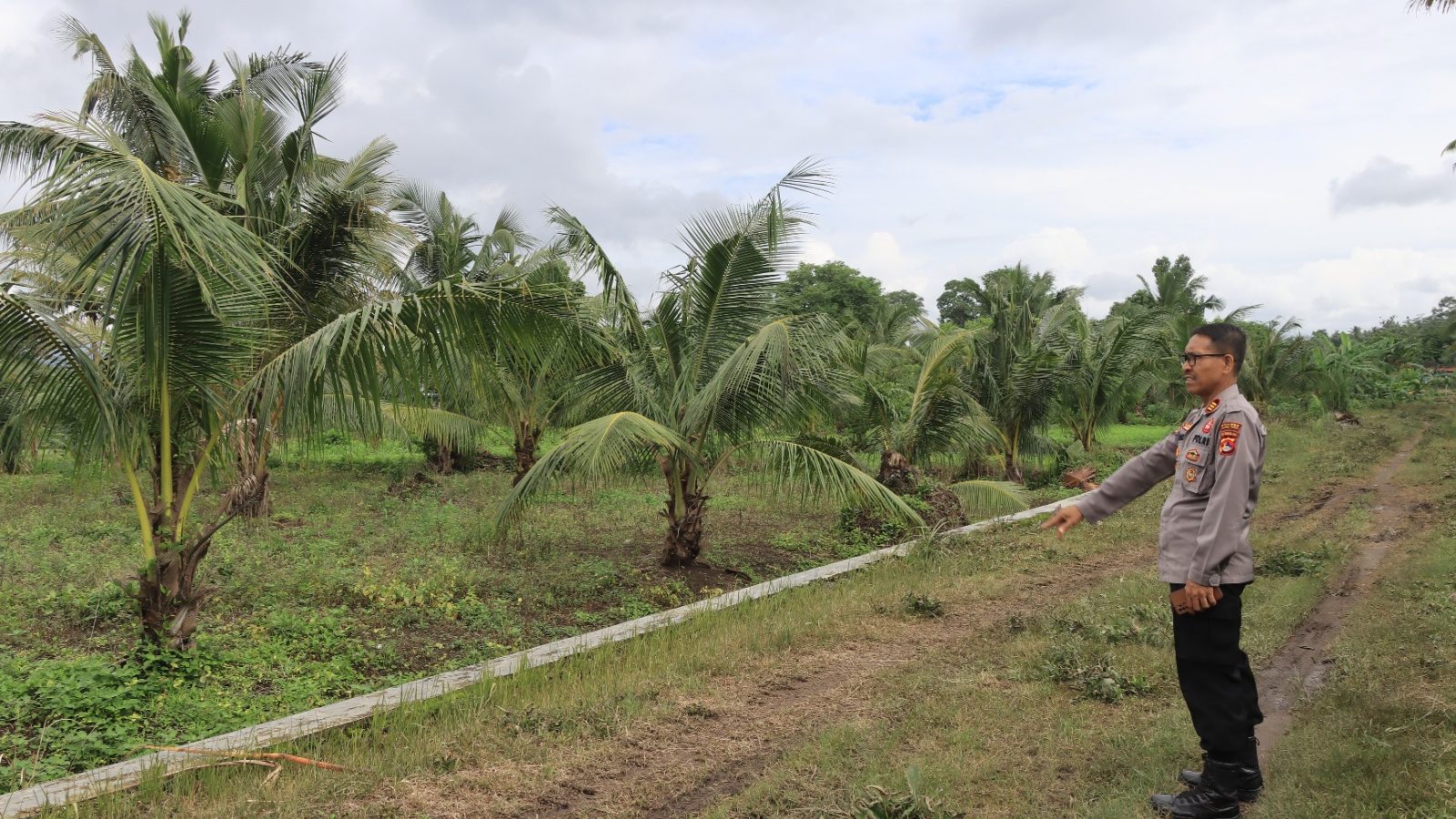 Polres Loteng Siapkan Tujuh Hektar Lahan Tidur Untuk Dijadikan Lahan Produktif
