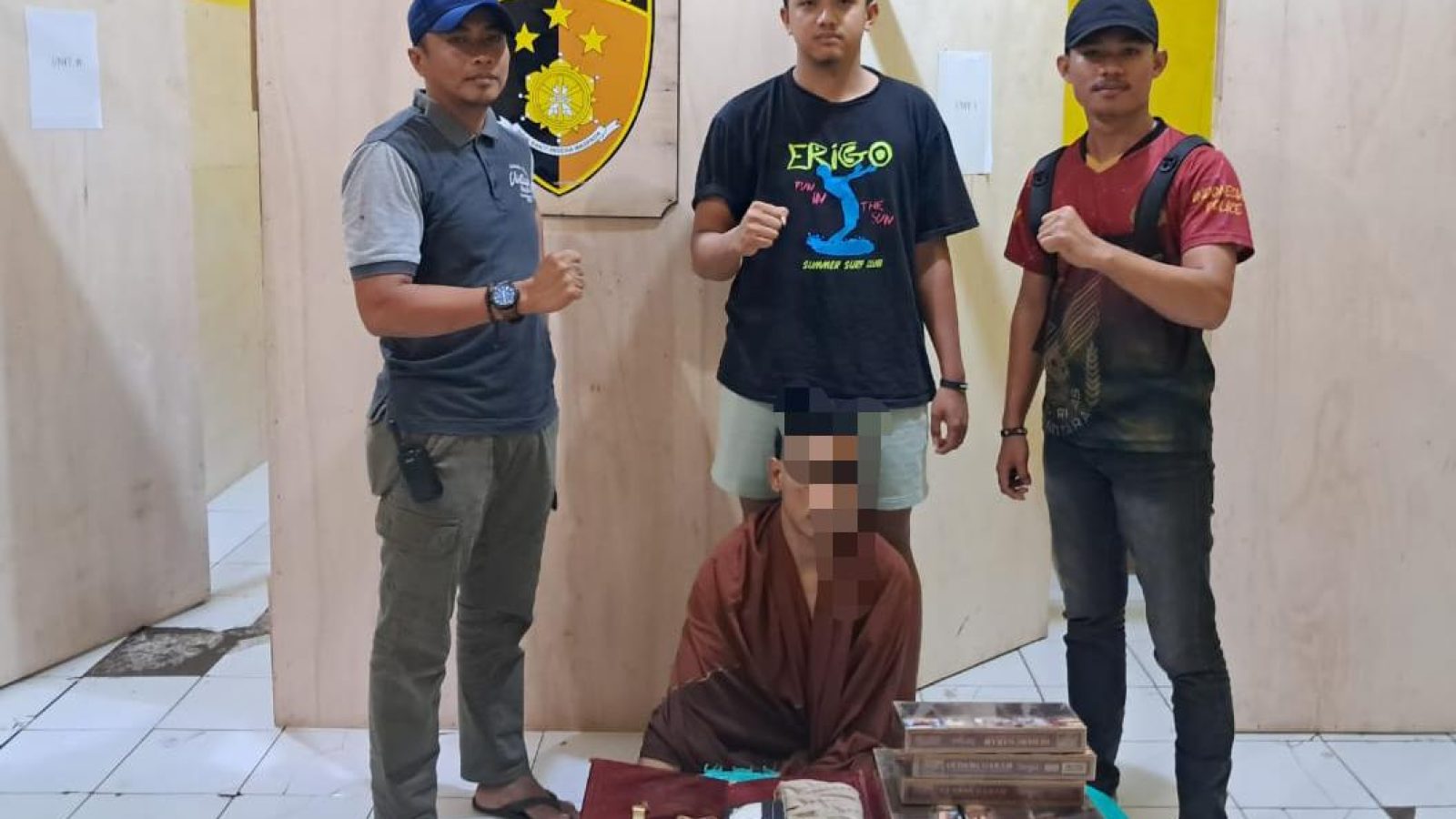 Tim Opsnal Polsek Sape Ungkap Kasus Pencuri Emas