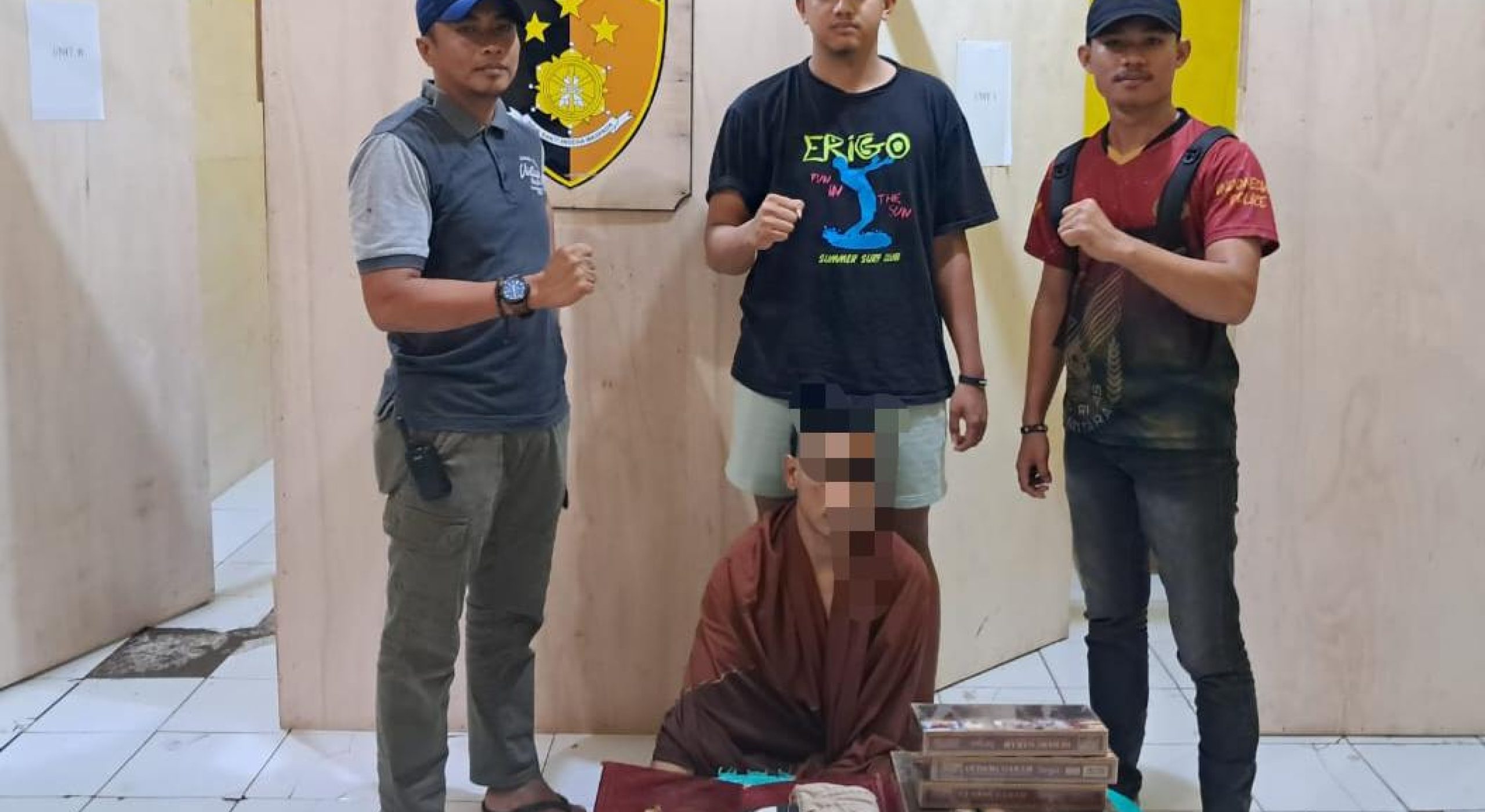 Tim Opsnal Polsek Sape Ungkap Kasus Pencuri Emas