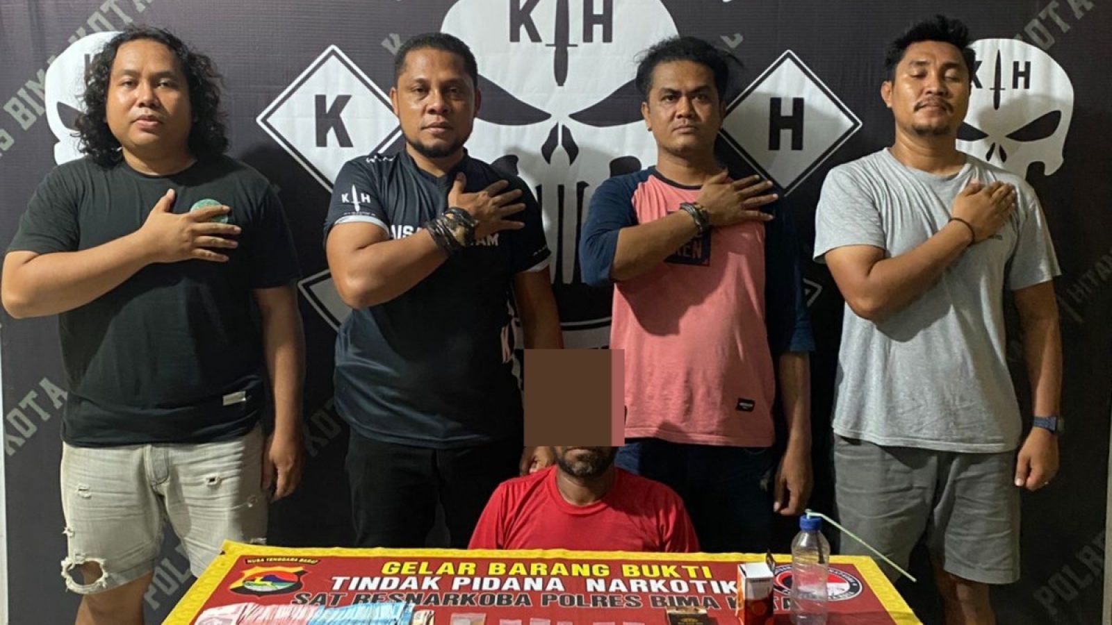 Bongkar Jaringan Narkoba, Tim Kaisar Hitam Polres Bima Kota Ringkus Pengedar Sabu