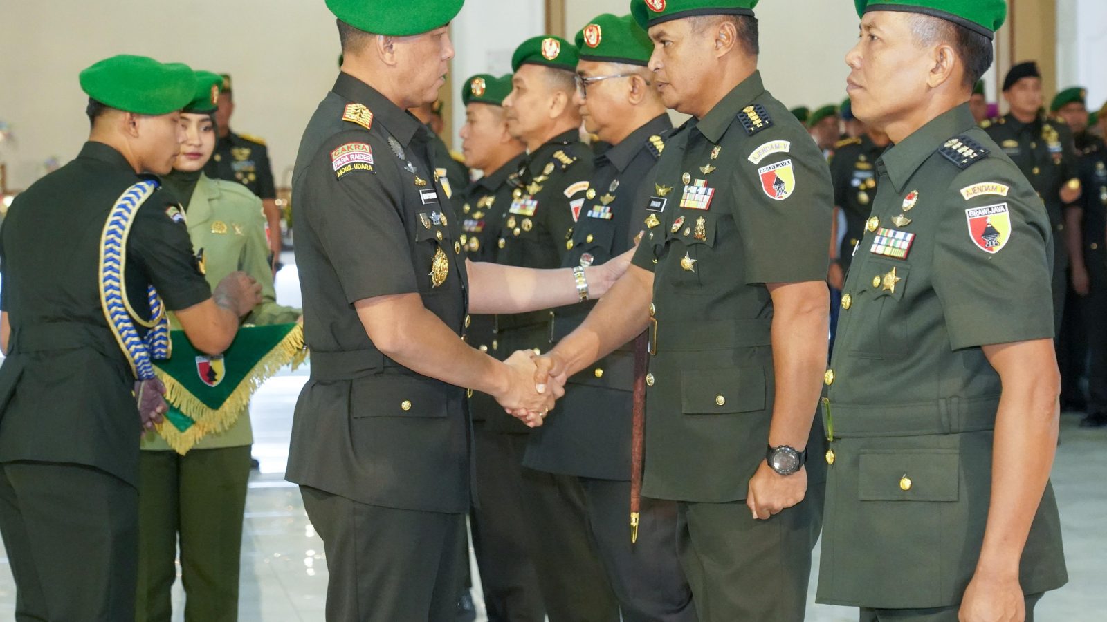 Empat Perwira Menengah Duduki Jabatan di Kodam V/Brawijaya   