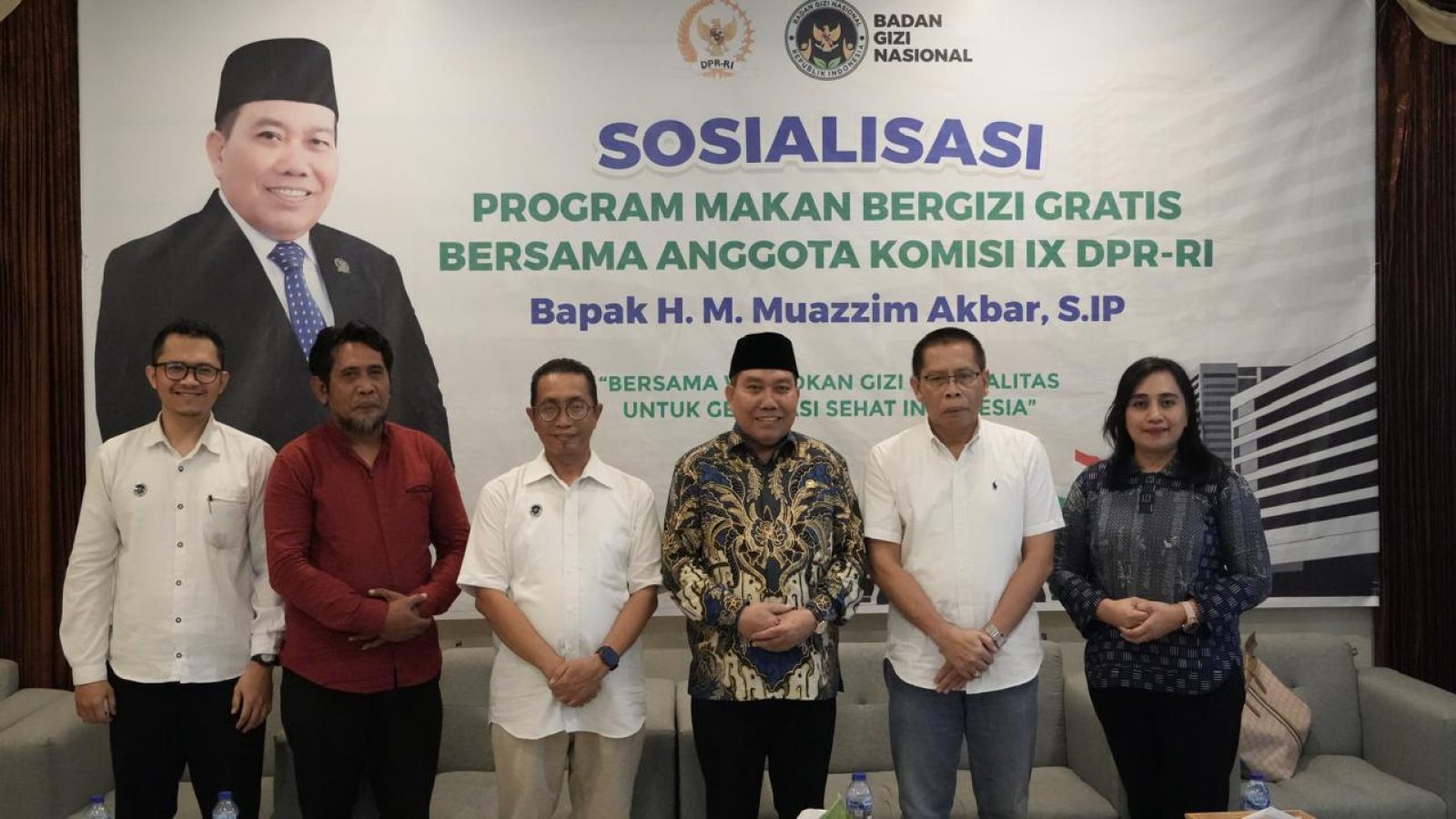 Wakil Bupati Lombok Timur dan DPR RI Sosialisasikan Program Makan Bergizi Gratis