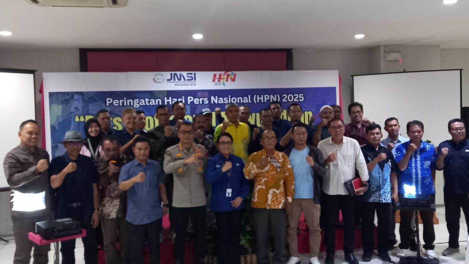 JMSI NTB Gelar HPN, Pers Profesional Wujudkan NTB Makmur Mendunia
