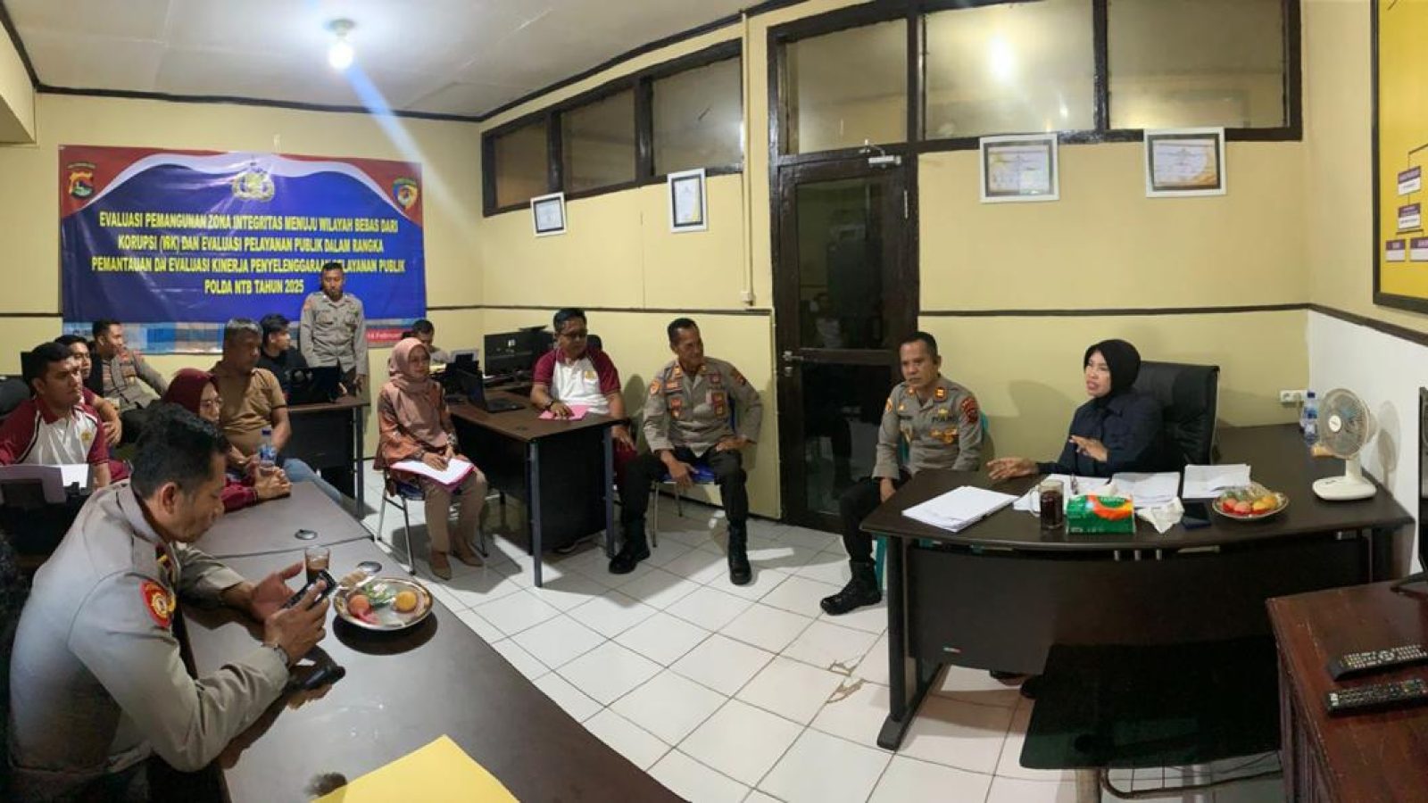 Tim Reformasi Birokrasi Polda NTB Pantau Kinerja Pelayanan Publik di Polres Dompu