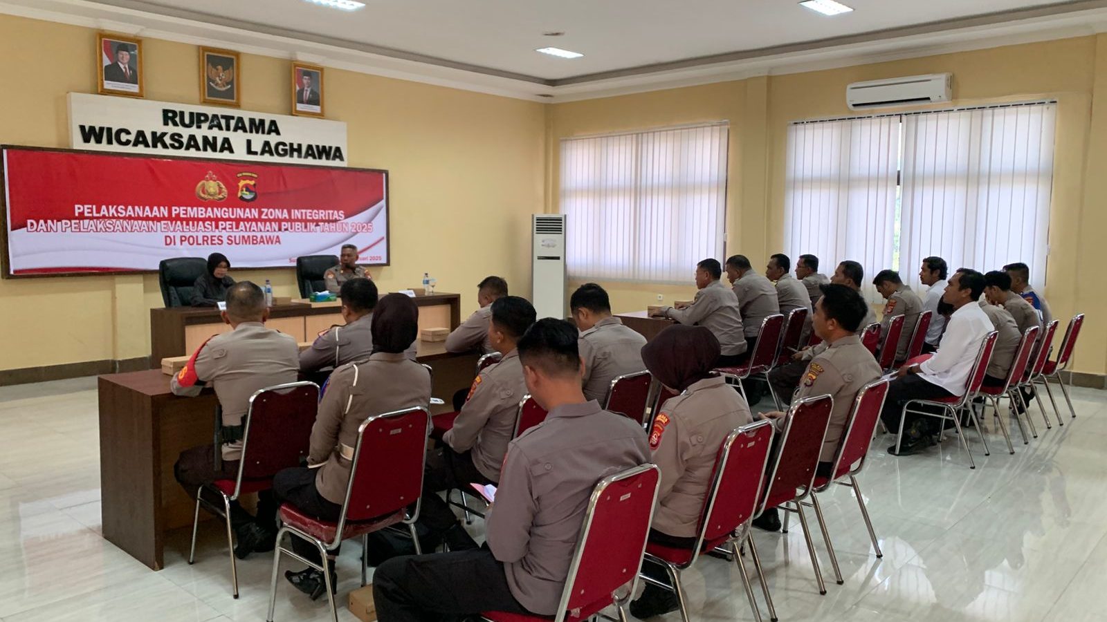 Polda NTB Laksanakan Pembinaan Zona Integritas di Polres Sumbawa