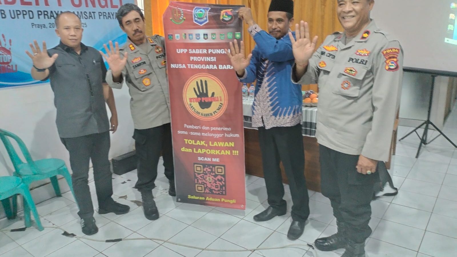 Saber Pungli NTB Sosialisasikan Budaya Anti Korupsi