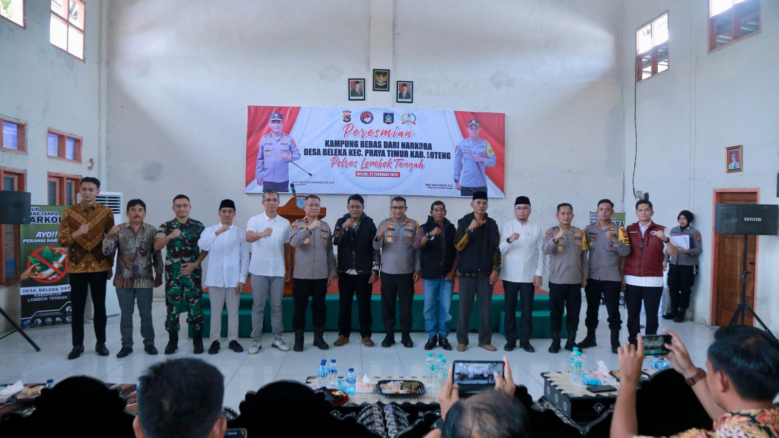 Kapolda NTB Resmikan Kampung Bebas Narkoba di Desa Beleka