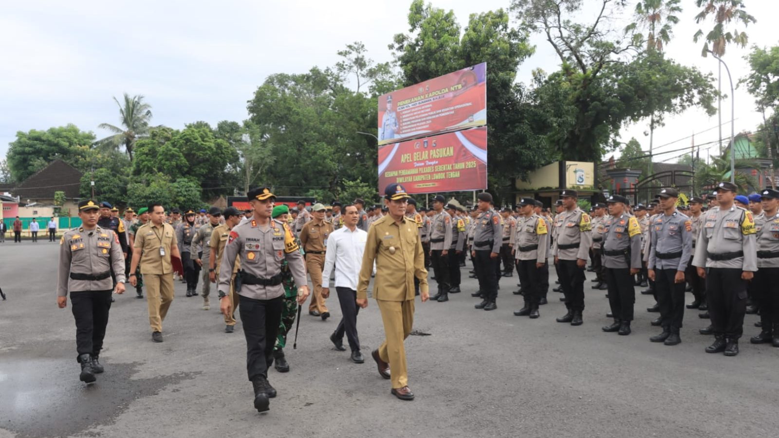 Polres Loteng Gelar Deklarasi Pilkades Damai 2025