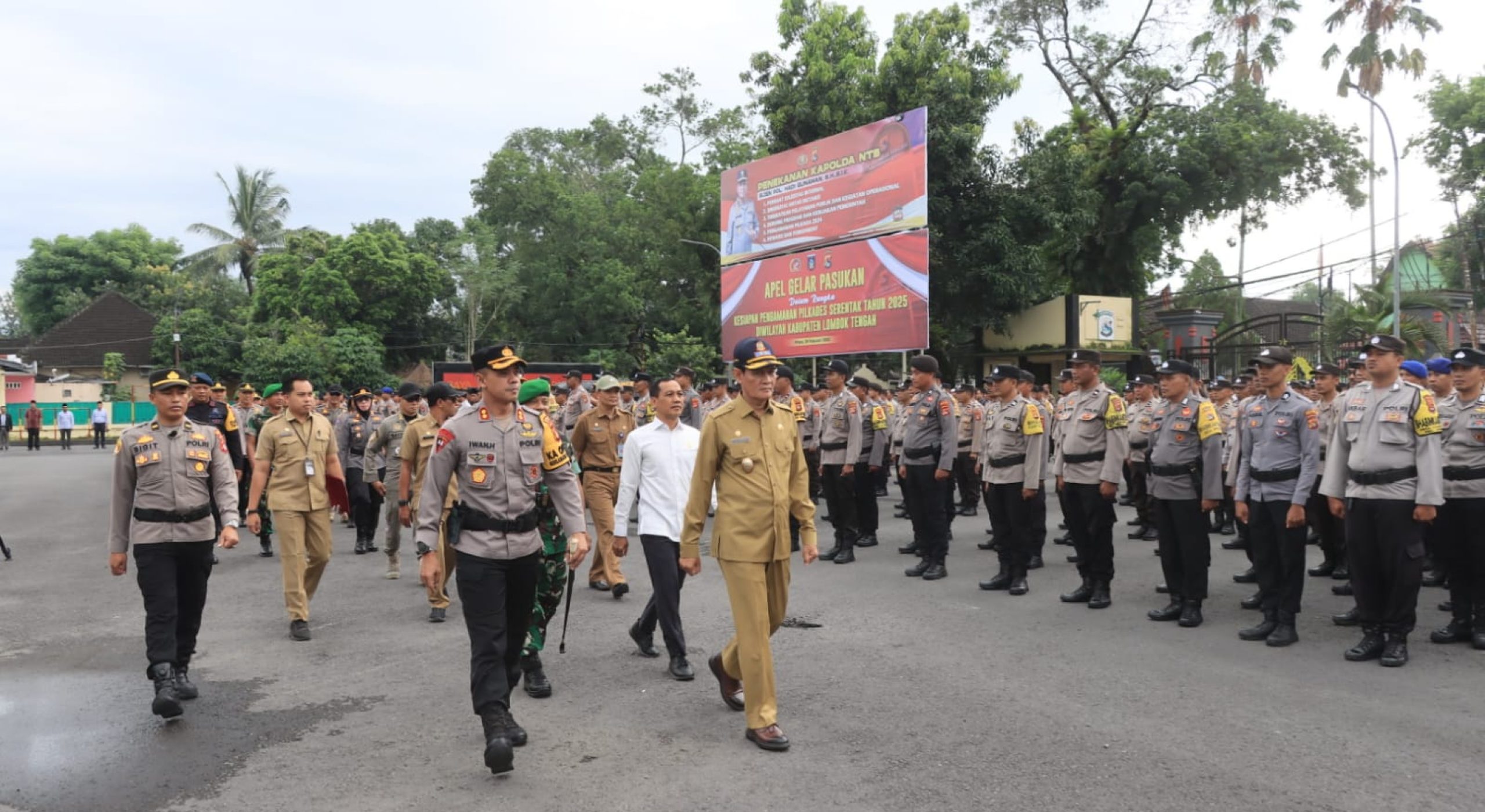 Polres Loteng Gelar Deklarasi Pilkades Damai 2025