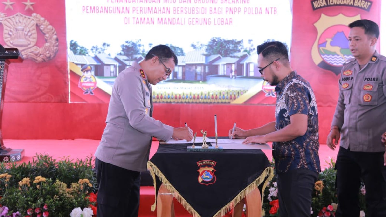 Sebanyak 2.224 Personel Belum Punya Rumah, Polda NTB Hadirkan Solusi Bersama Pengembang