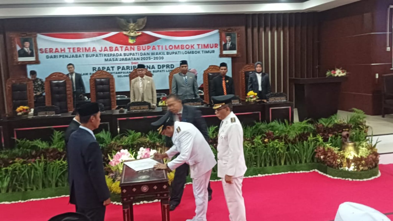 DRPD Gelar Rapat Paripurna Sertijab Bupati Lombok Timur