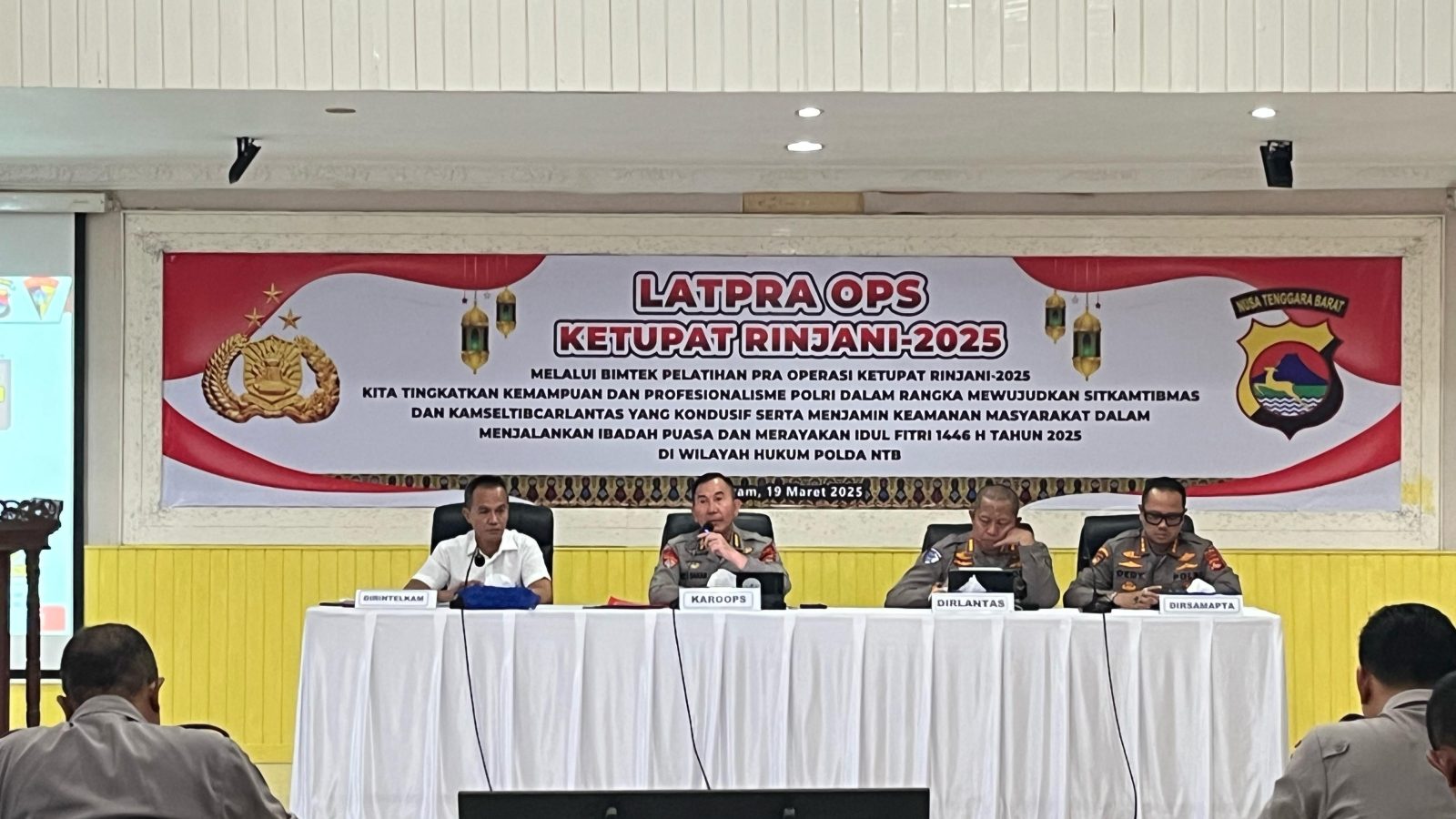 Operasi Ketupat Rinjani 2025 Siap Digelar