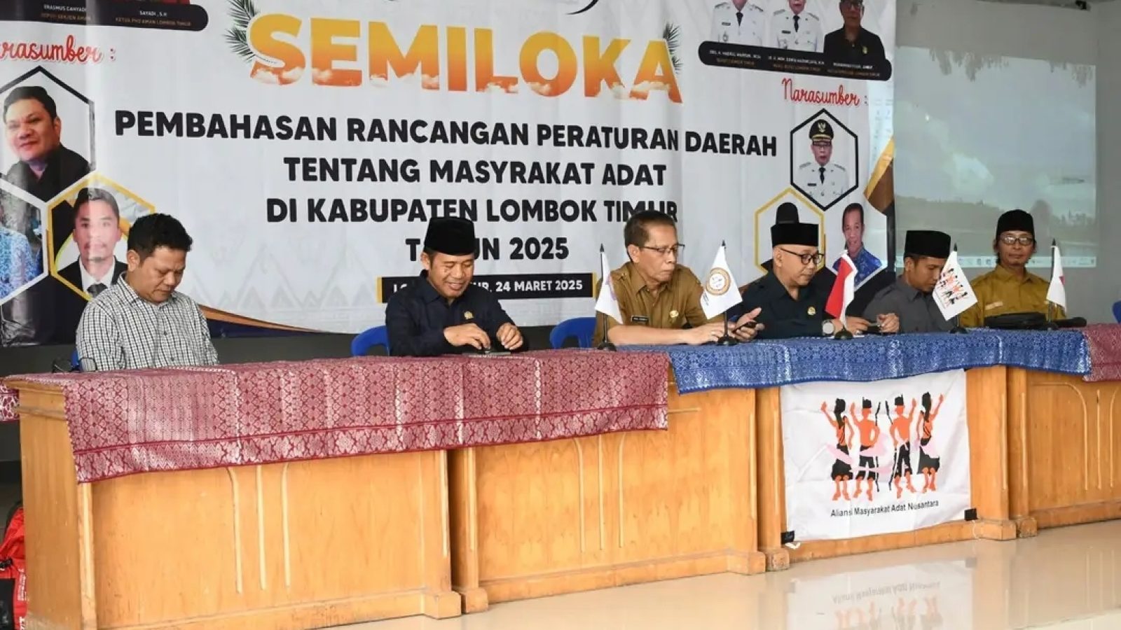 Wabup Lotim Tekankan Pentingnya Perda Masyarakat Adat
