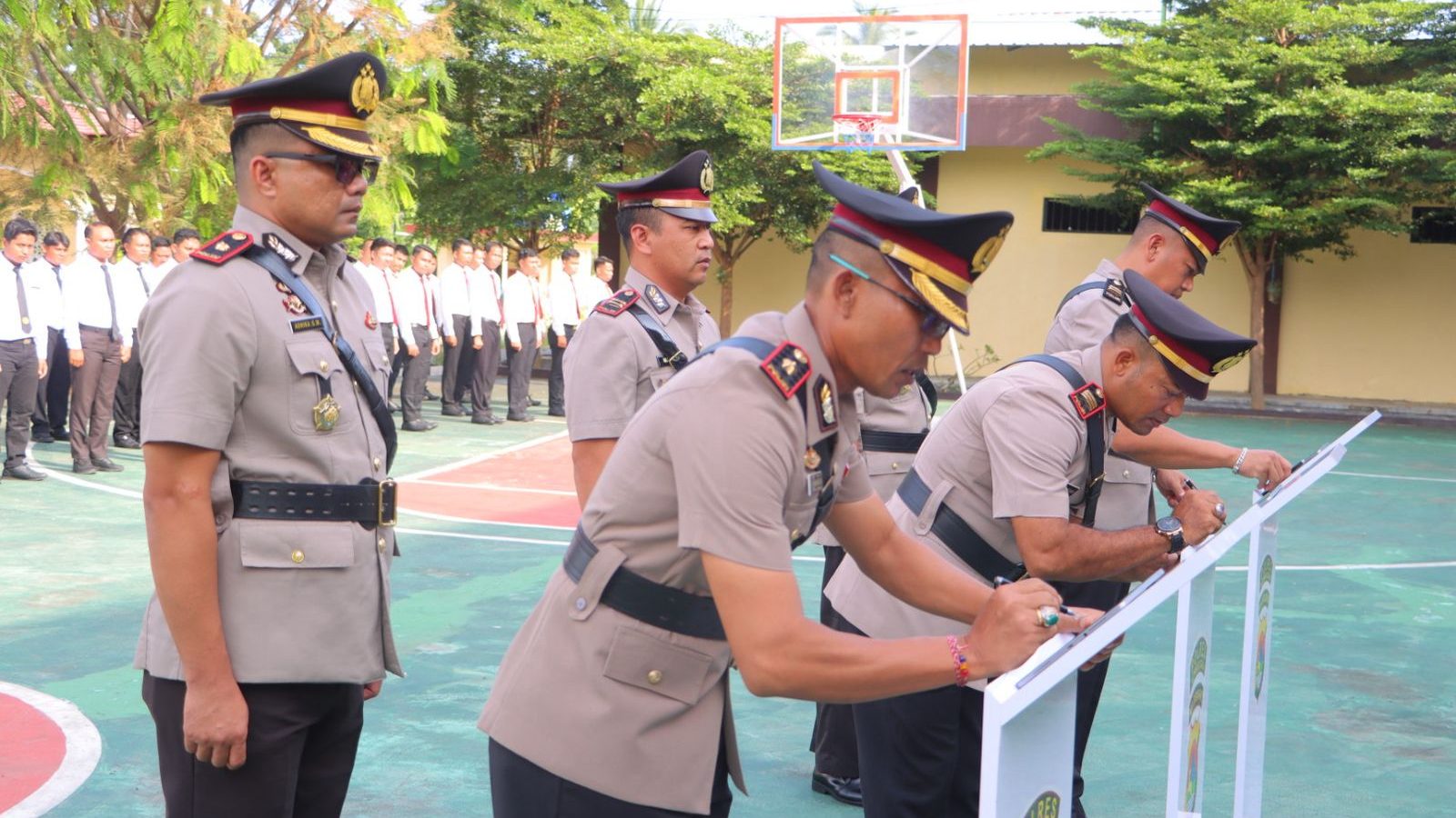 Rotasi Jabatan di Polres Lombok Utara: Wakapolres, Kasat Intel, dan Kapolsek Kayangan Berganti