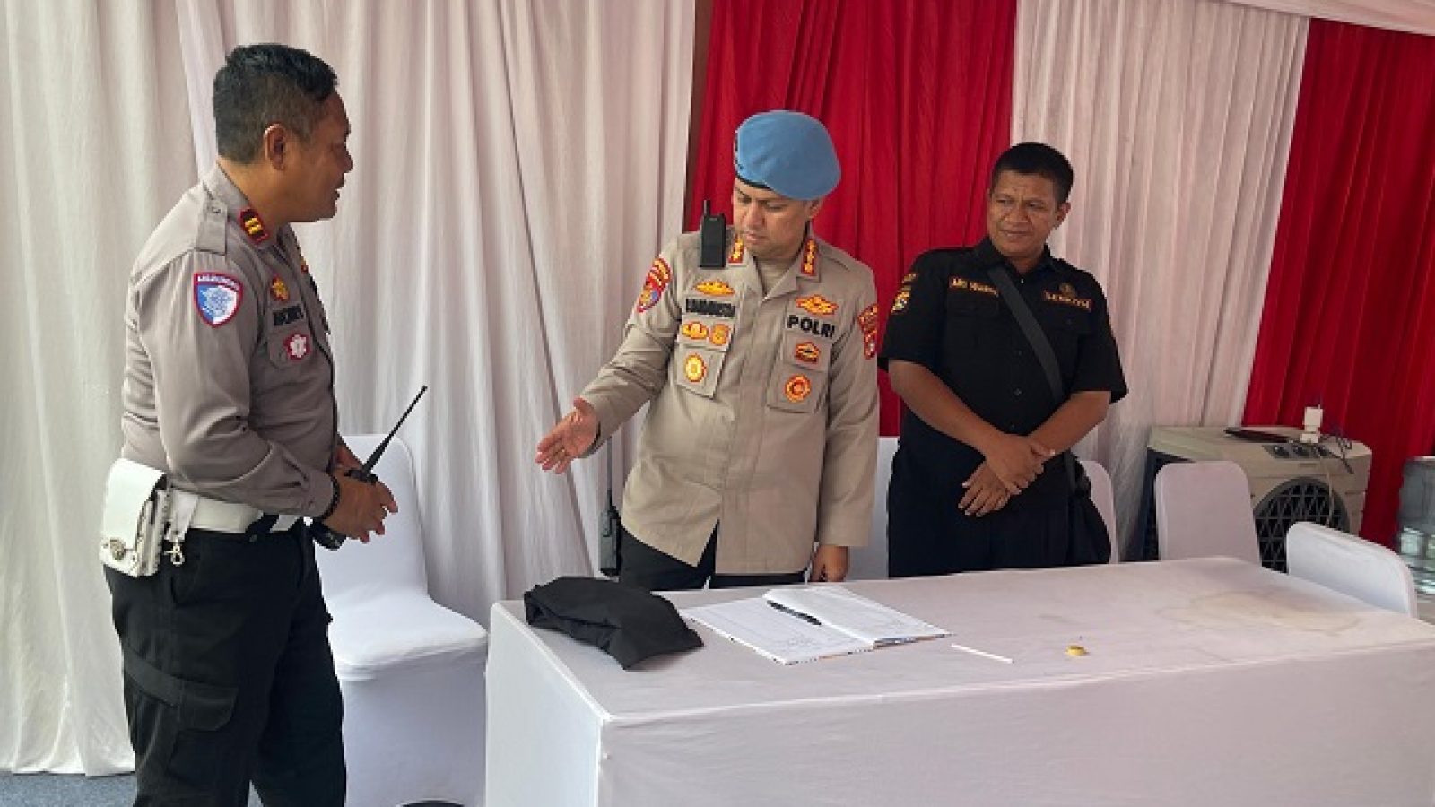 Kabid Propam Polda NTB Sambangi Pospam Epicentrum Mall