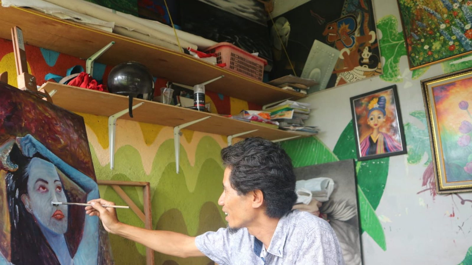 M. Zulfiandi, Dari Aktivis Jadi Pelukis