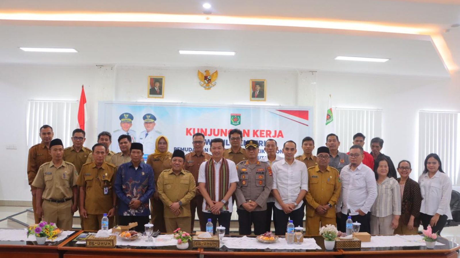 Wamenpora RI Kunjungi Lombok Utara, Polri Tunjukkan Dukungan terhadap Program Pemerintah