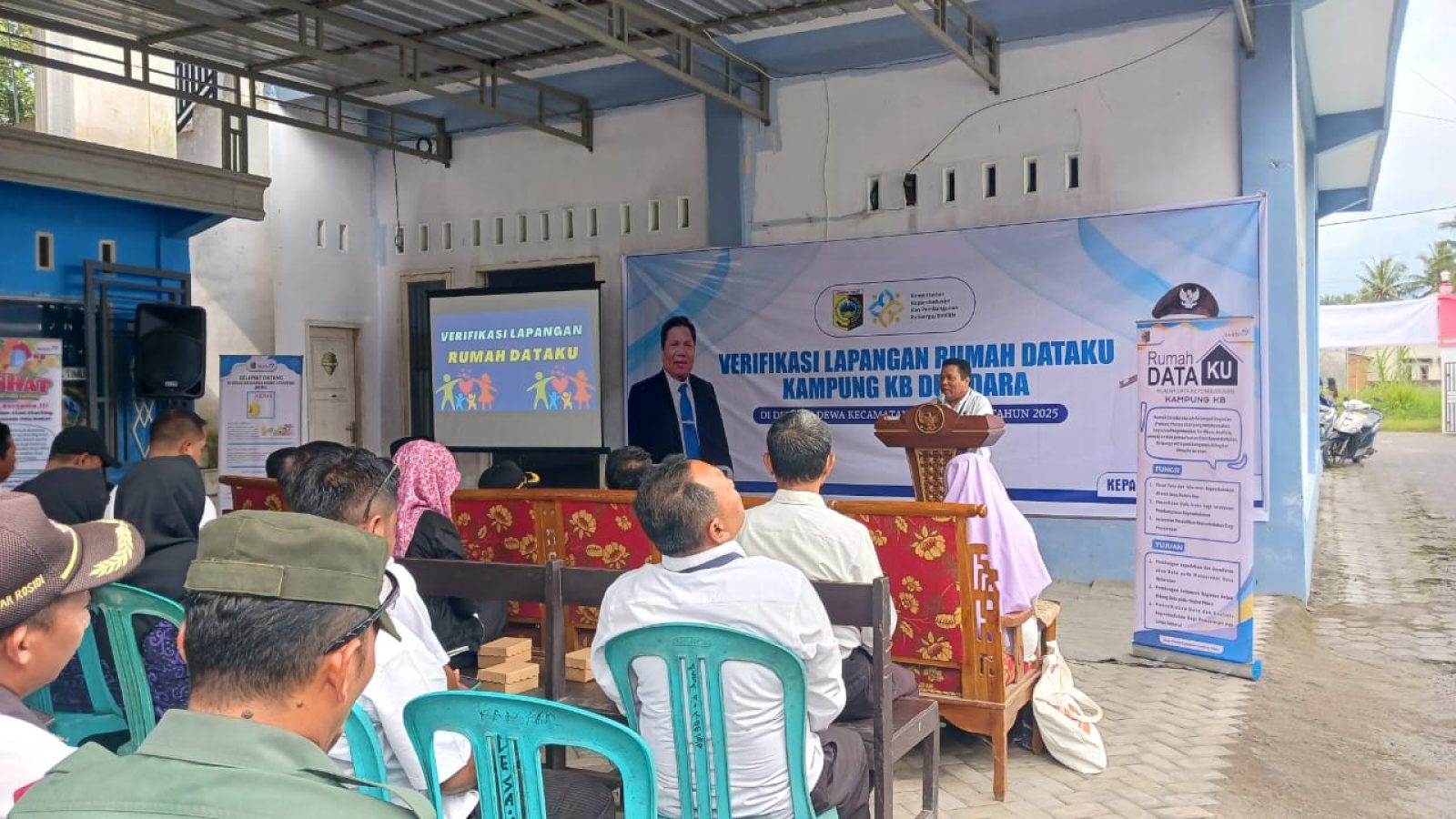 Desa Aik Dewa Wakili Lotim Dalam Verifikasi “Rumah Dataku” Kampung KB