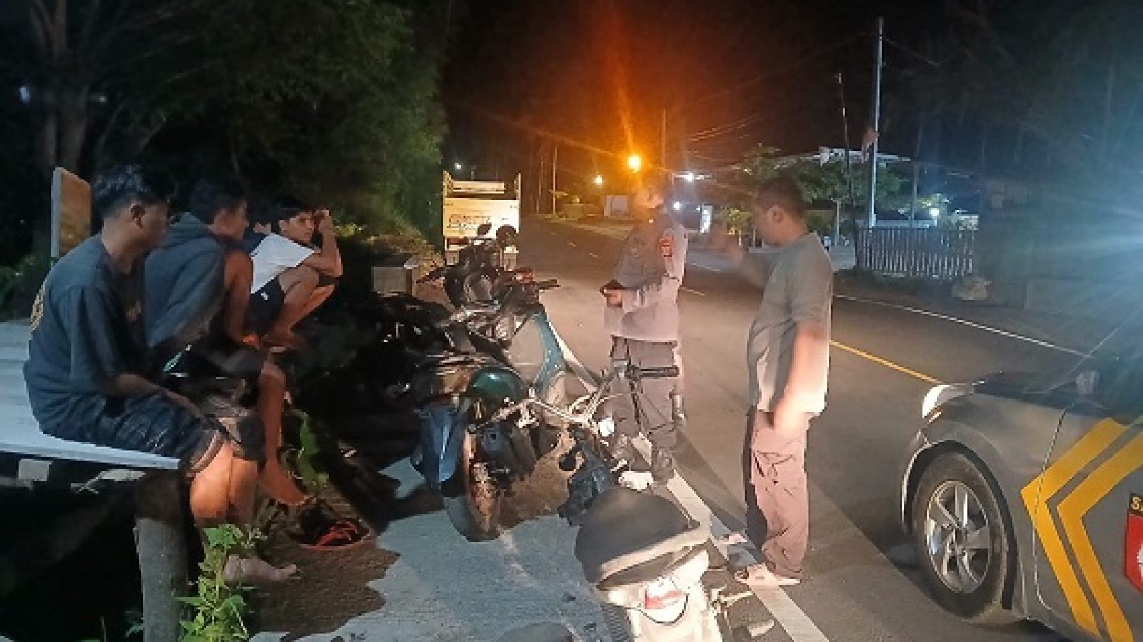 Polisi Bubarkan Balap Liar di Lombok Utara