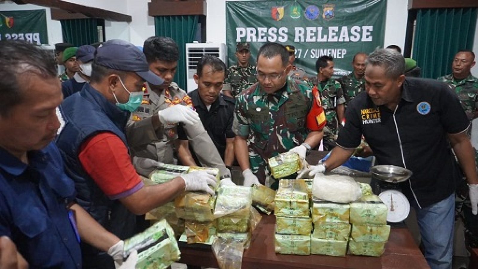 Koramil Masalembu Berhasil Amankan Narkotika Jenis Sabu Seberat 35 Kilogram