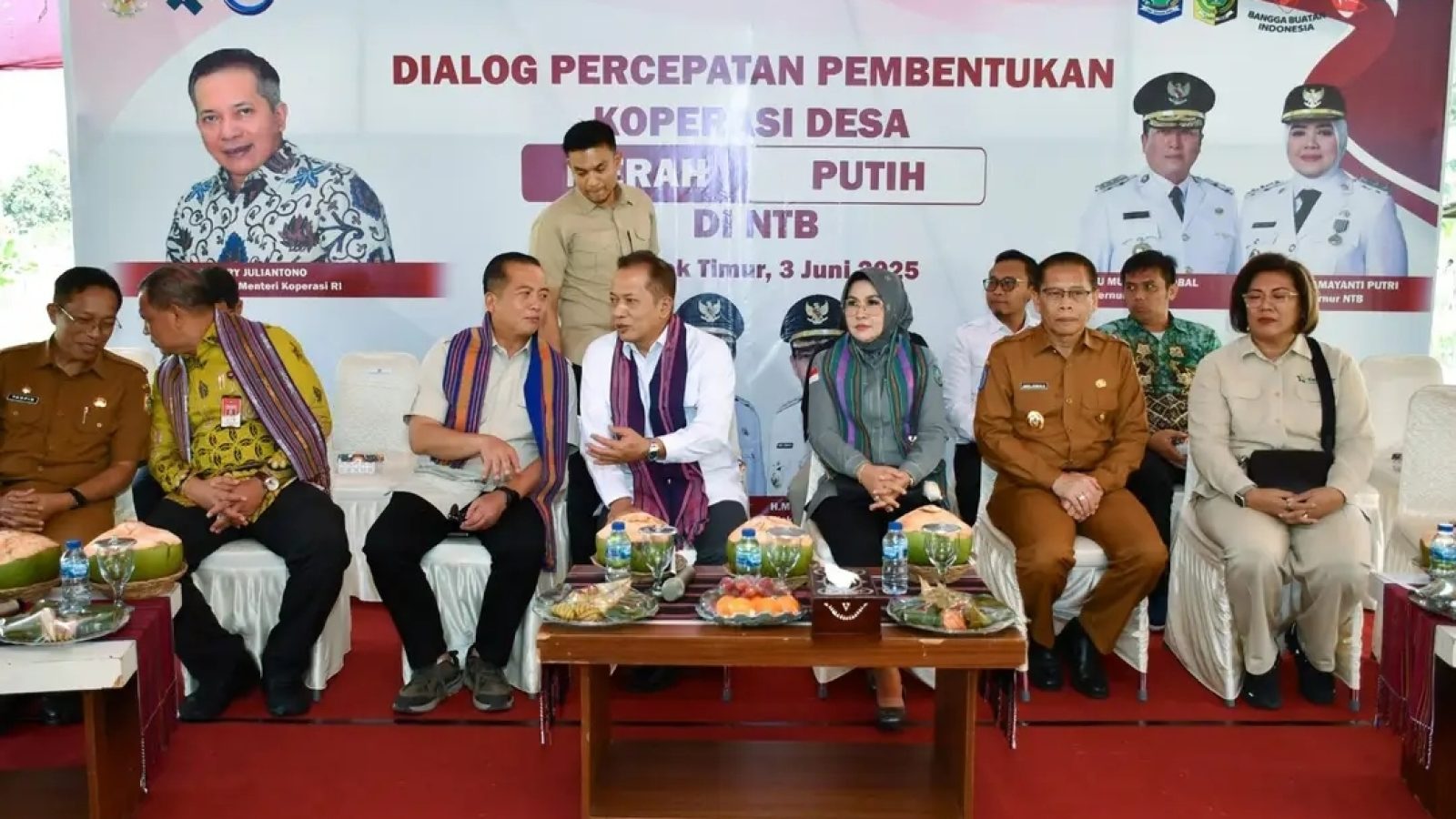 Terima Kunjungan Wamen Koperasi, Wabup Lotim Harapkan Hal Ini