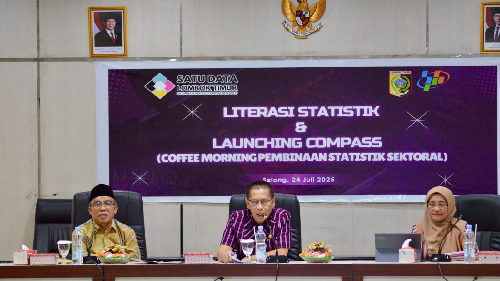 Wabup Lotim Luncurkan COMPASS 2025: Sinergi Data Untuk Satu Data Indonesia