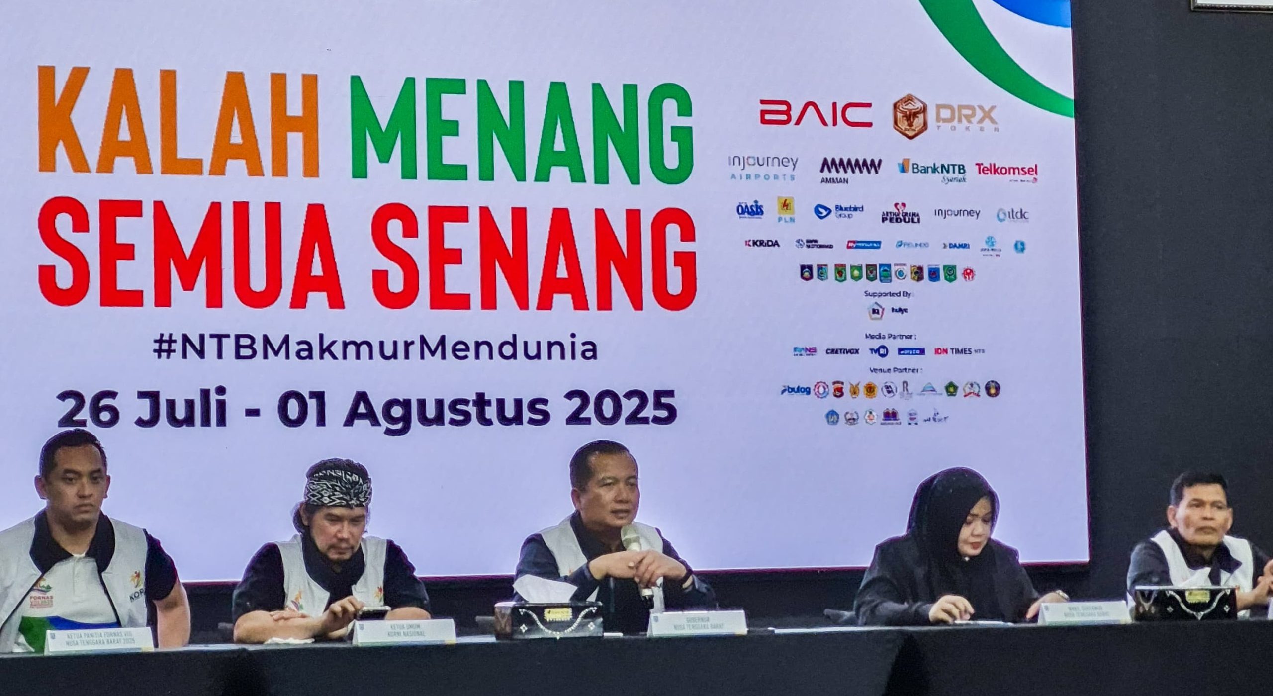 Sebanyak 35.000 Kunjungan Masuk  NTB Selama Fornas VIII