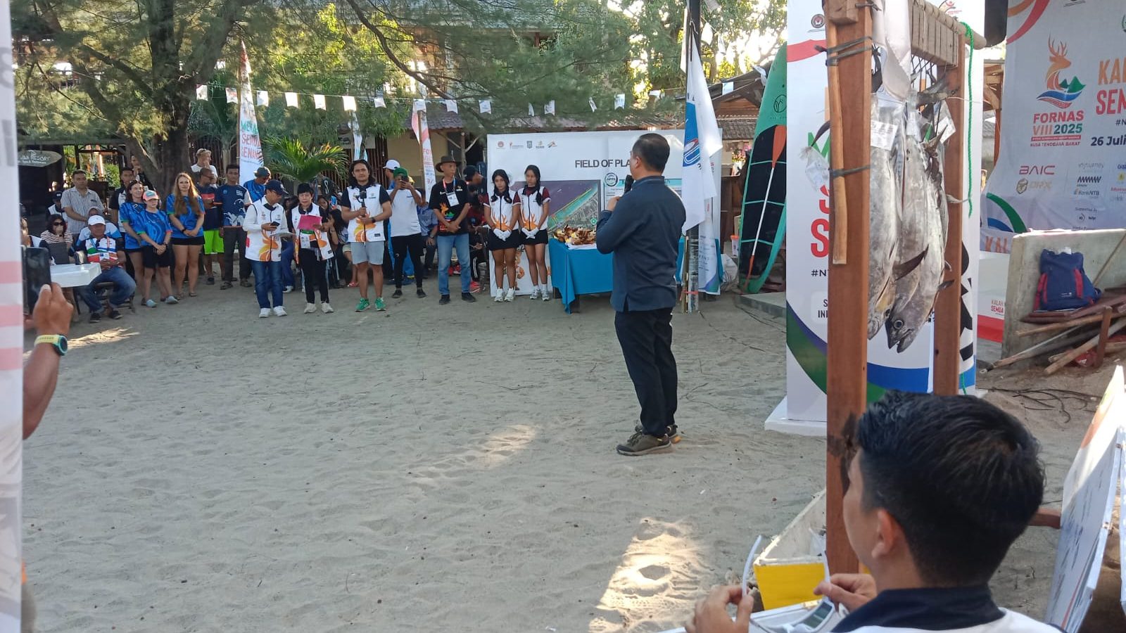 Polres Lombok Utara Laksanakan Pengamanan FORNAS VIII di Gili Trawangan