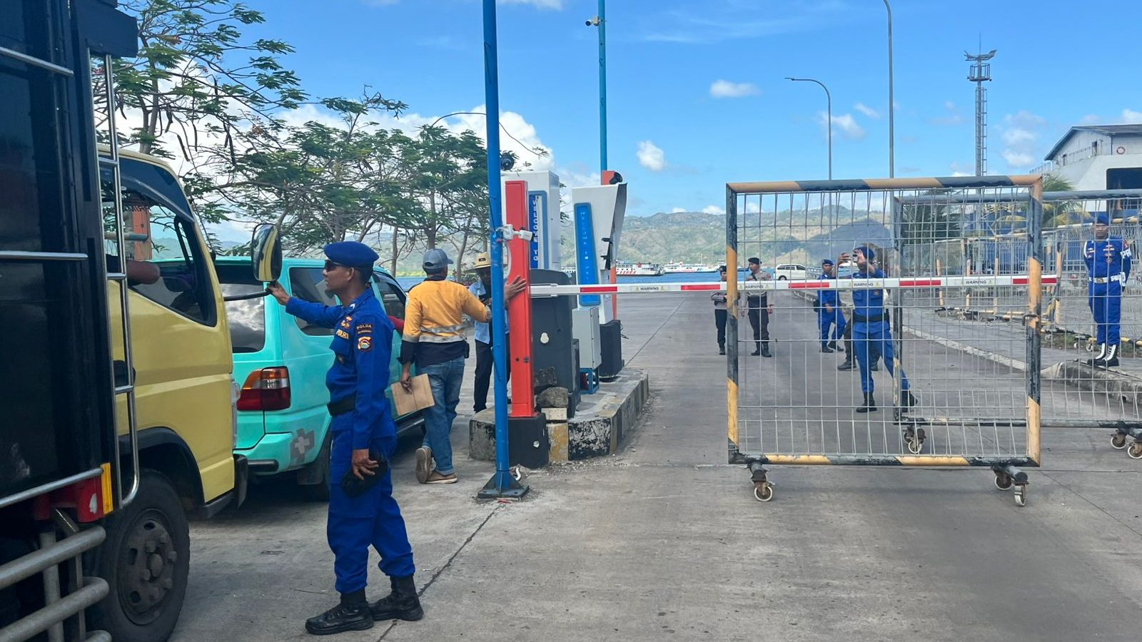 Jelang MotoGP, Polairud Polda NTB Gelar Cipta Kondisi Di Kawasan Pelabuhan 