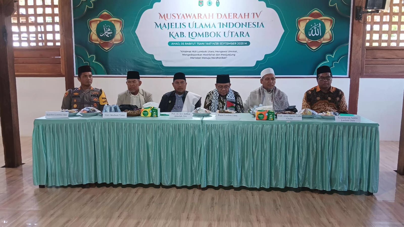 Musda IV MUI Kabupaten Lombok Utara, Begini Kata Kapolres