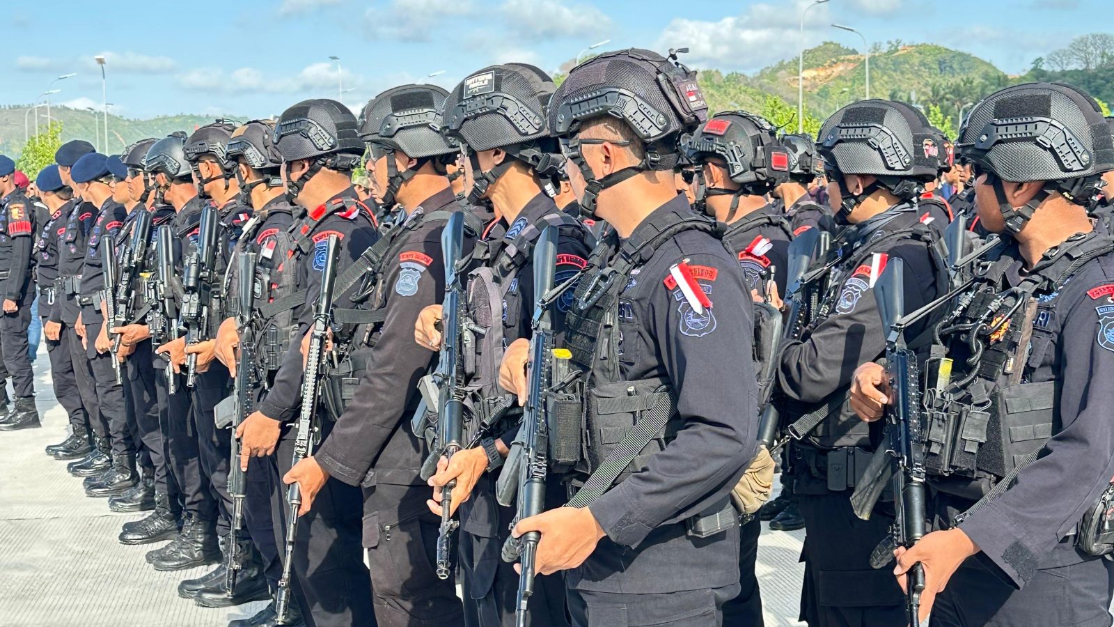 Polda NTB Gelar Apel Personel Pengamanan Operasi Mandalika Rinjani 2025