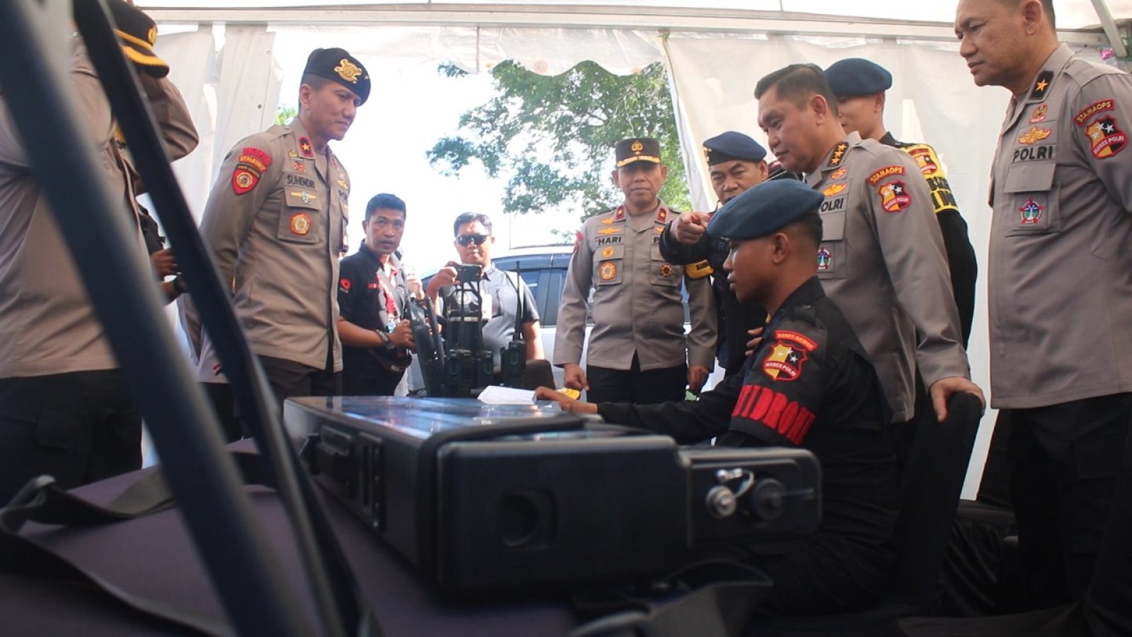 Pos Drone di Bukit Jokowi Siaga Amankan MotoGP Mandalika 2025