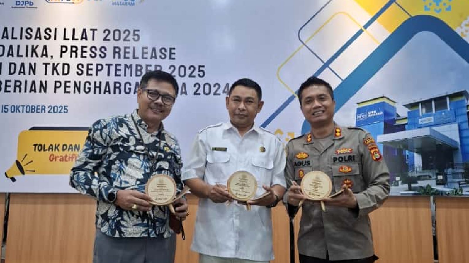 Polres Lombok Utara Sabet Predikat Satker Terbaik ke-3  Pengelolaan Anggaran Besar