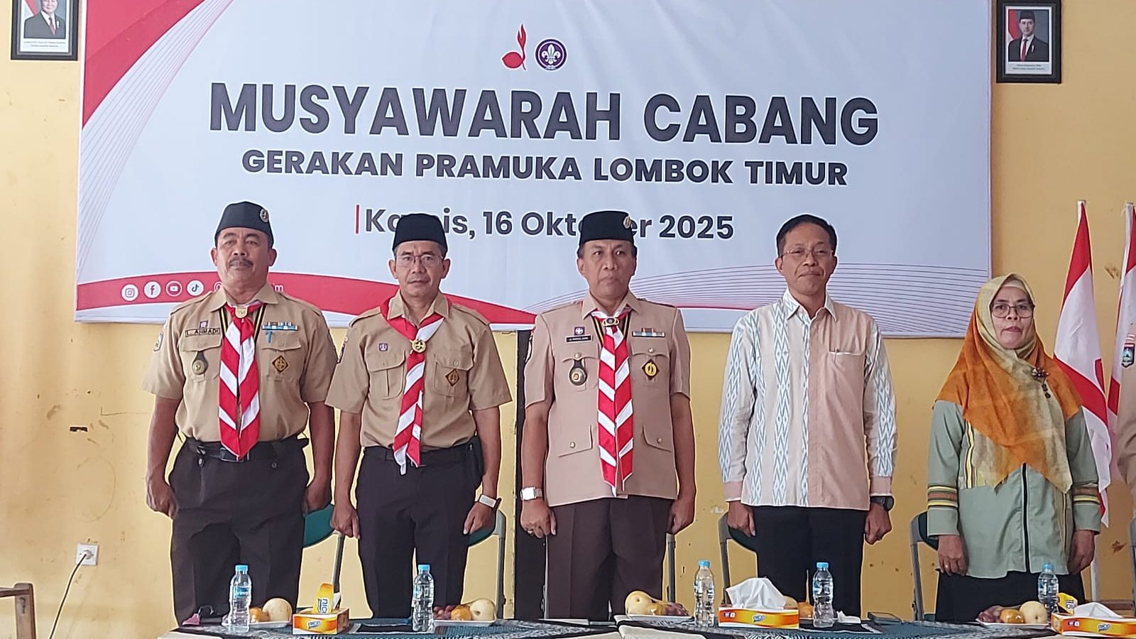 Sekda Lotim Buka Muscab Gerakan Pramuka Kwarcab Lombok Timur