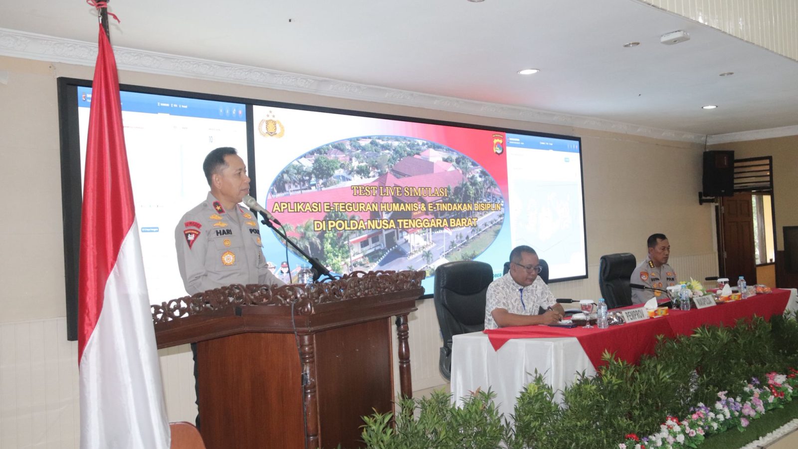Menuju Polisi Digital, Polda NTB Lakukan Test Live Aplikasi E-Teguran Humanis dan E-Tindakan Disiplin