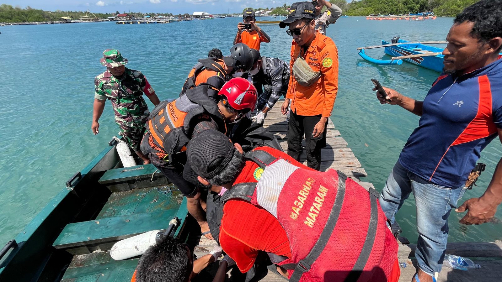 Ditemukan Meninggal, Pemancing Hilang Terseret Ombak di Batu Dagong Ditemukan di Perairan Gili Meringkik