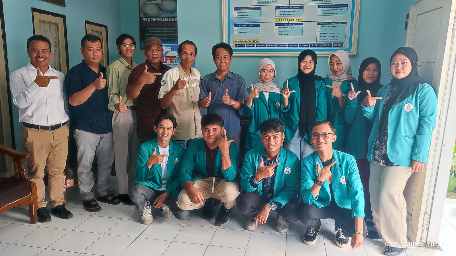 LPA NTB Lepas Mahasiswa UIN Mataram