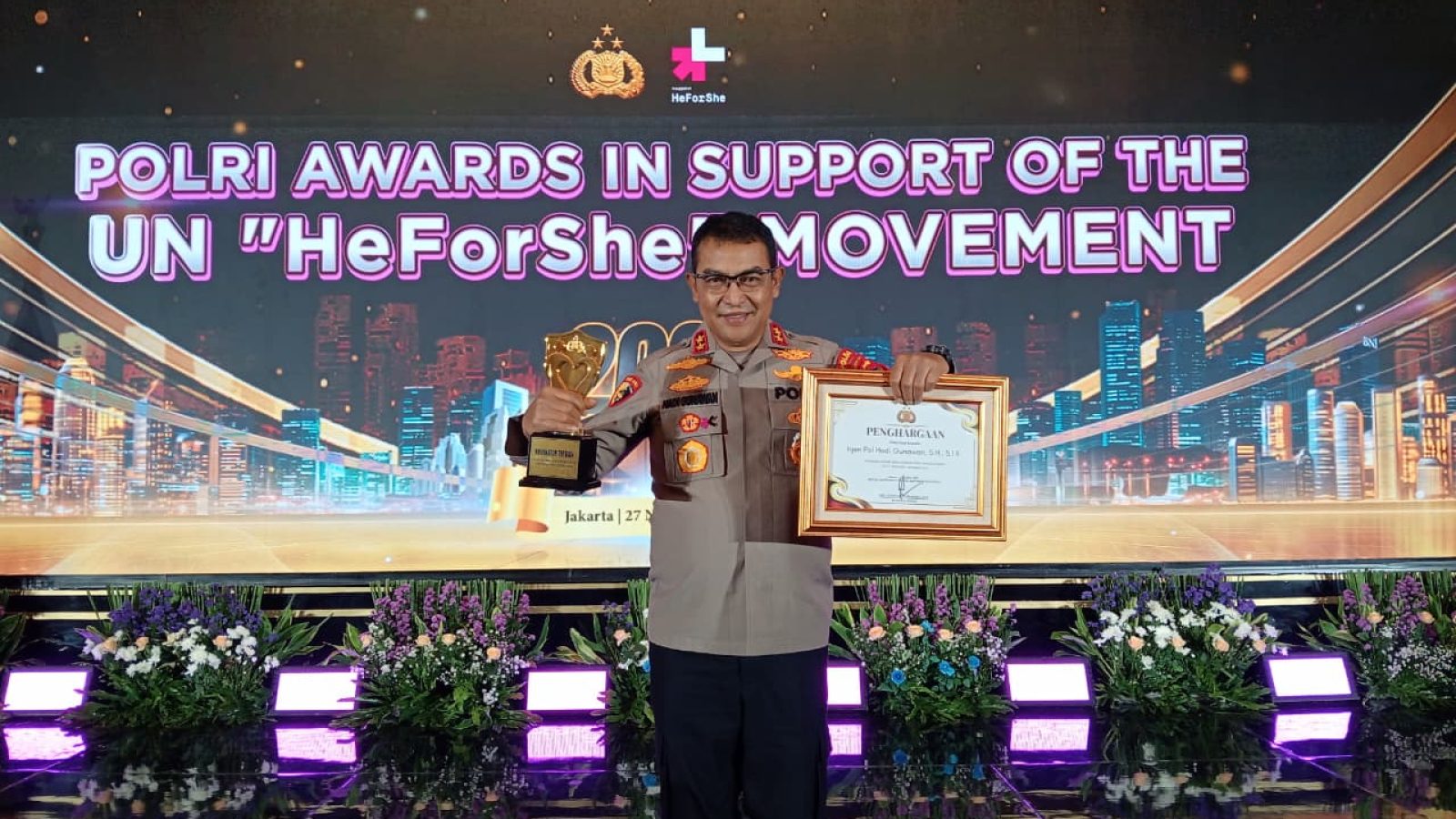 Kapolda NTB Nominator Terbaik Penggerak Kesetaraan Gender Polri-UN Women