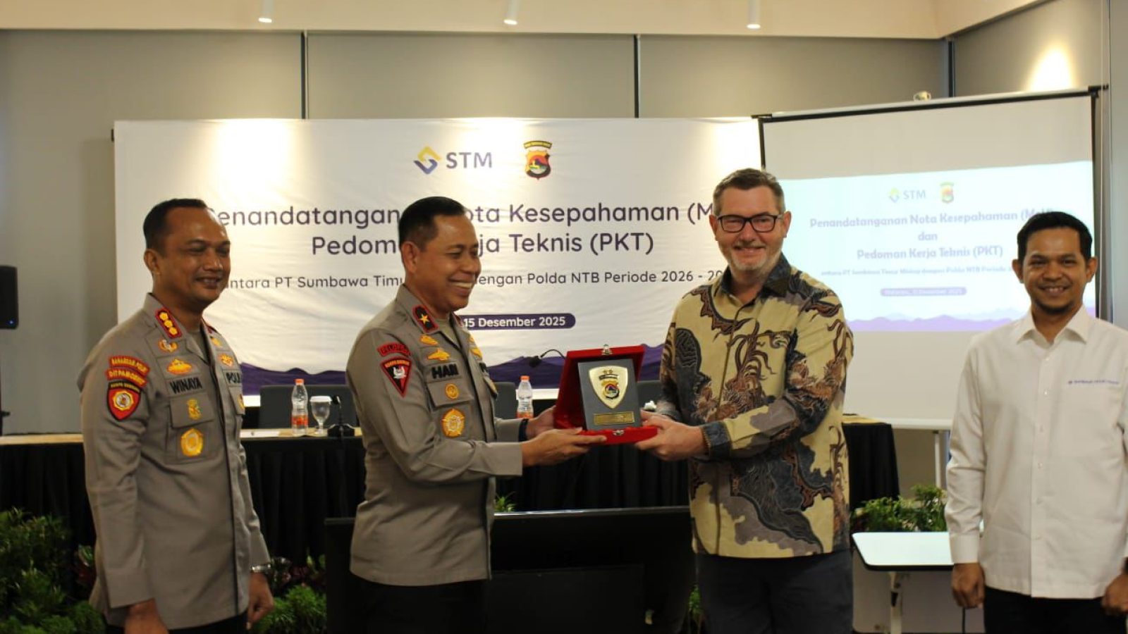 Dukung Investasi dan Kamtibmas, Polda NTB Perpanjang MoU dengan PT STM