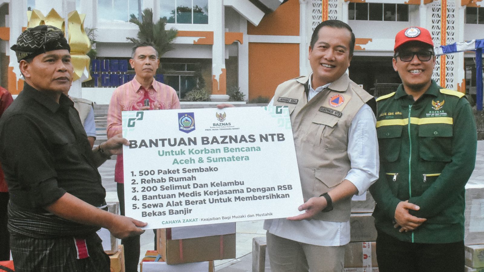 Pemprov NTB Kirim Bantuan untuk Korban Bencana di Aceh