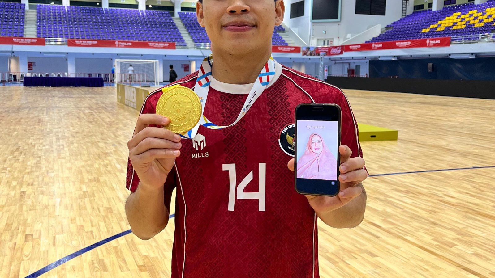 Putra Lombok Timur Sabet Emas Futsal di Thailand