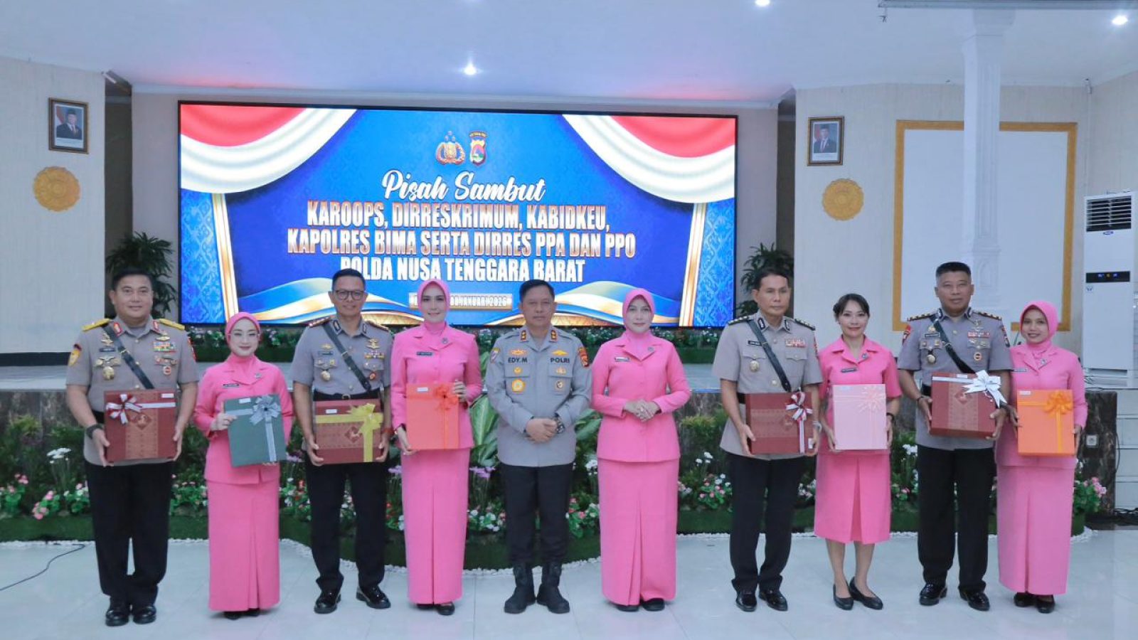 Pisah Sambut Pejabat Lingkup Polda NTB