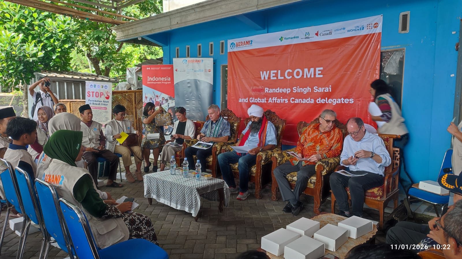 Lombok Timur Dikunjungi Tiga Delegasi Utusan PBB